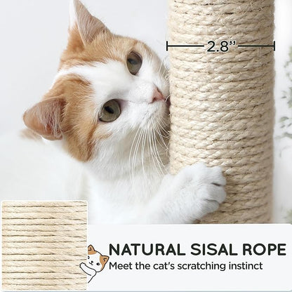 Yaheetech Cat Tree Cat Tower, 63in Multi-Level Cat Tree for Indoor Cats w/Sisal-Covered Scratching Posts & Condo, Cat Furniture Activity Center for Cats Kitten, Green